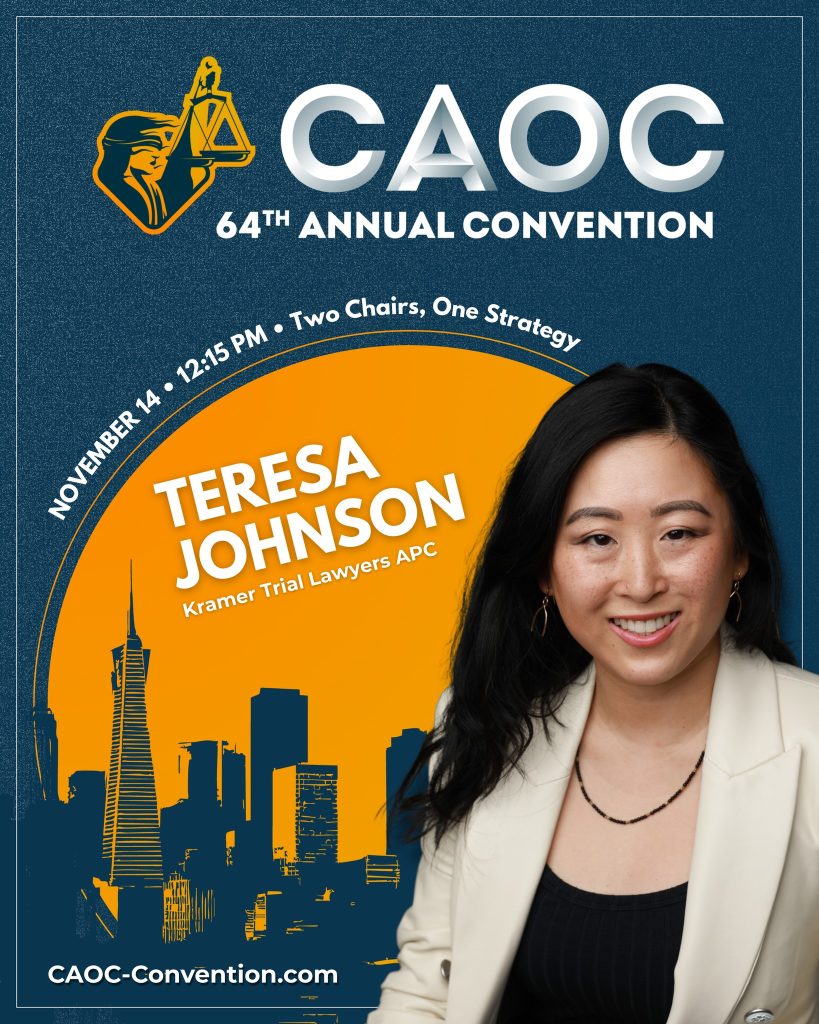 Teresa Johnson Takes the Stage at the 64th Annual CAOC Convention