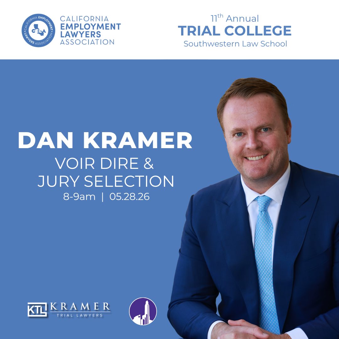 Dan Kramer at CELA Trial College